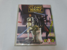 Album colectie Star Wars The Clone Wars - 84 cartonase magnetice foto