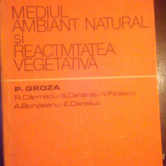 Mediul ambiant si reactivitatea vegetariana (Hipertermia exogena...)-P.Groza