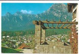 % carte postala (ilustrata)-BUSTENI-vedere spre Caraiman