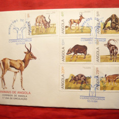 Plic FDC - Fauna din Angola 1980