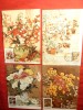 Set 4 Maxime Socfilex &#039;79- Pictura- Flori 1979