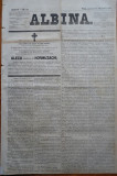 Ziarul Albina , nr. 24 , 1871 , Budapesta , in limba romana , Director V. Babes