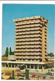 % carte postala (marca fixa)-BACAU-Hotel Decebal, Circulata, Printata