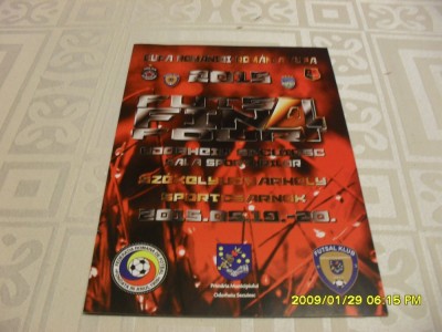 program Cupa rom futsal 19 05-20 05 2015 foto