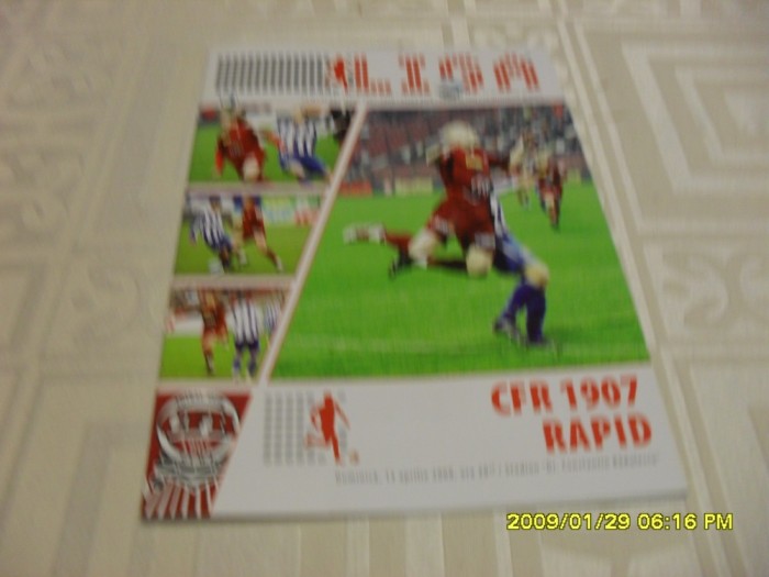 program CFR Cluj - Rapid