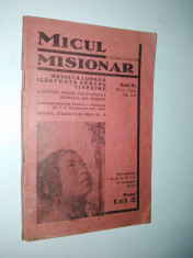 Micul misionar - Revista interbelica - Oradea - timbrata 25 bani 1939 foto