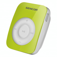 Player Sencor MP3 Player cu clips SFP 1360 GN, 4GB, verde foto