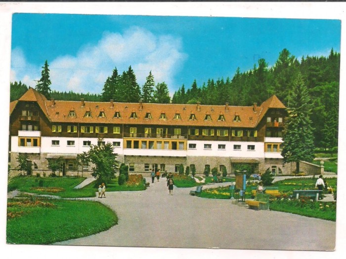 % carte postala (marca fixa)-BORSEC-Pavilionul central