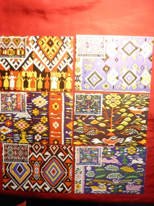 Set 6 Maxime- Covoare Populare - 1975