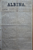 Ziarul Albina , nr. 27 , 1871 , Budapesta , in limba romana , Director V. Babes