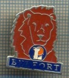 1071 NEW INSIGNA - LION (DU) BELFORT-AMICII POLITISTILOR -starea care se vede