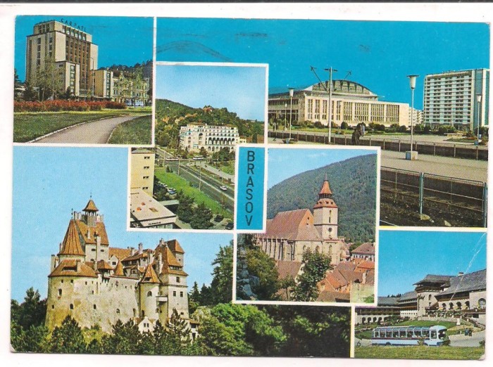 % carte postala (marca fixa)-BRASOV