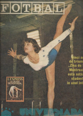 Revista Fotbal Universiada 81 Nadia Comaneci foto