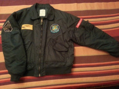 geaca aviator pilot bomber foto