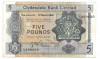 SCOTIA CLYDESDALE BANK LIMITED 5 POUNDS LIRE 1965 F