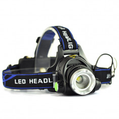 Lanterna Frontala POWER LIGHT MX-19 cu Led CREE T6 Mega Zoom NOU foto