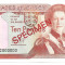 JERSEY 10 POUNDS LIRE SPECIMEN ND (1989) AUNC