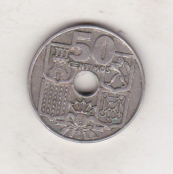 bnk mnd Spania 50 centimos 1964