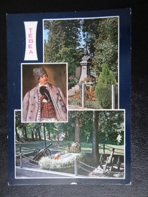 SEPT15 - Vedere/ Carte postala - Tebea - mormantul lui Avram Iancu foto