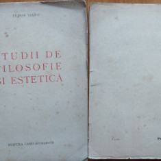 Tudor Vianu , Studii de filosofie si estetica , 1939 , editia 1