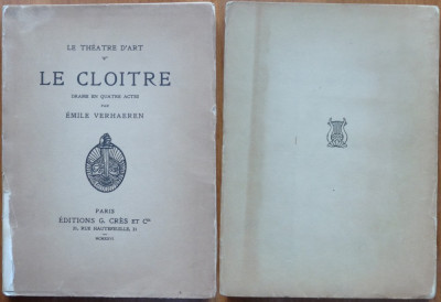 Emile Verhaeren , Le Cloitre ,Manastirea , 1924 , 1926 , gravuri , avangarda foto