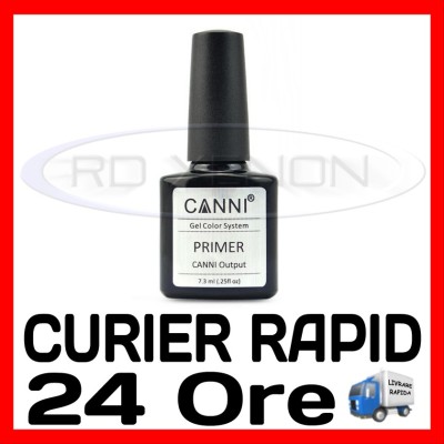 PRIMER CANNI 7,3ML - MANICHIURA UNGHII FALSE GEL UV, FRENCH - CALITATE MAX foto