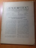 revista energia martie 1921 -revista pt. popularizarea tehnicei-anul 1,nr.3