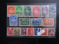 Lot timbre Ungaria-Magyar posta-stampilate foto