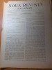 Revista &quot;noua revista romana&quot; 15 noiembrie 1909-art. c. radulescu motru