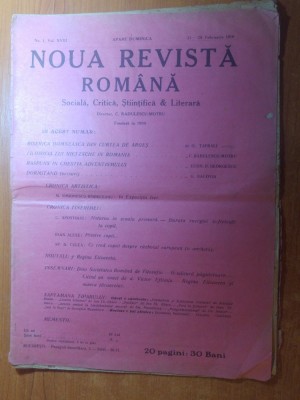 noua revista romana 21-28 februarie 1916-moartea reginei elisabeta-carmen silva foto