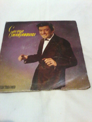 DISC VINIL,VYNIL FOARTE RAR GEORGE MARIANOVICI LIMBA SIRBO-CROATA foto