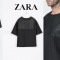 ZARA Black TAG, &quot;Contrasting Faux Leather Shirt&quot; Bluza Barbati, Marime L/XL
