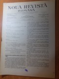 Revista &quot;noua revista romana&quot; 22 noiembrie 1909