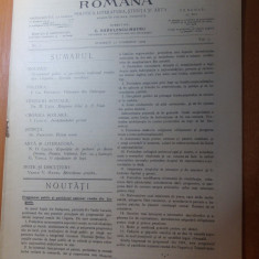 revista "noua revista romana" 22 noiembrie 1909