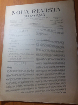 noua revista romana 6 decembrie 1909-victor babes proiectul de lege sanitara foto