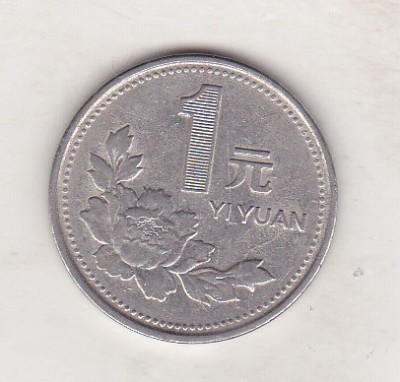 bnk mnd China 1 yuan 1995 foto