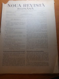 Revista &quot;noua revista romana&quot; 8 noiembrie 1909