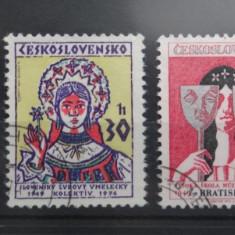 Serie completa Cehoslovacia-Ceskoslovensko-timbre stampilate-1974