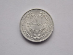 20 CENTESIMOS 1965 URUGUAY foto