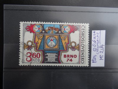 Serie completa Cehoslovacia-Ceskoslovensko-timbru stampilat-1974 foto