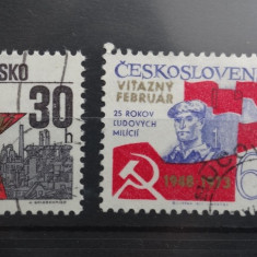 Serie completa Cehoslovacia-Ceskoslovensko-timbre stampilate-1973