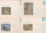 Bnk fil Romania Lot 5 intreguri postale 1980 - Fauna