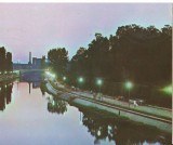 CPI (B6131) CARTE POSTALA - TIMISOARA. PE MALUL BEGAI, Circulata, Fotografie