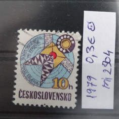 Serie completa Cehoslovacia-Ceskoslovensko-timbru stampilat-1979