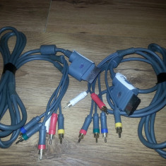 Cablu Component AV RCA (HD TV) pentru consola xbox 360 original Microsoft