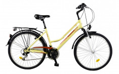 Bicicleta TRAVEL 2654 - model 2015-Crem-430 mm foto