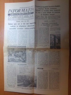 ziarul informatia bucurestiului 7 februarie 1977 foto