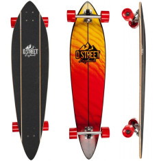 Longboard D STREET Pintail Dune Red Yellow 42&amp;amp;quot;/106cm foto