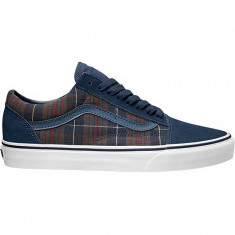 Shoes Vans Old Skool Distressed plaid dress blues foto