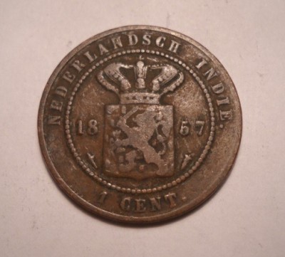 1 Cent 1857 foto